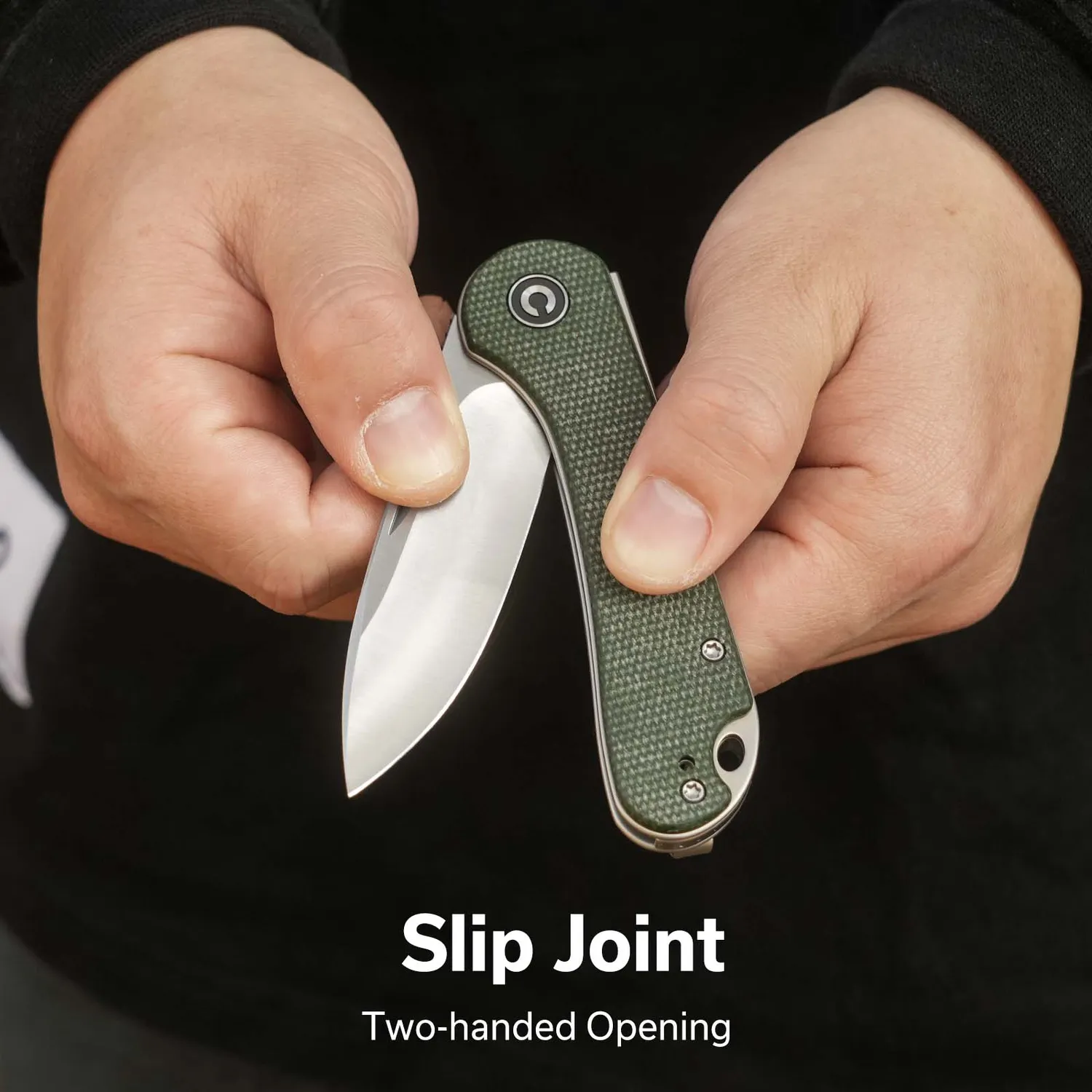 Civivi Elementum C18062AJ-2 Klappmesser grün 14C28N