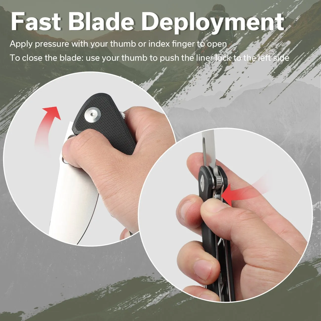 SENCUT Vesperon S20065-1 Klappmesser Schwarz Drop-Point