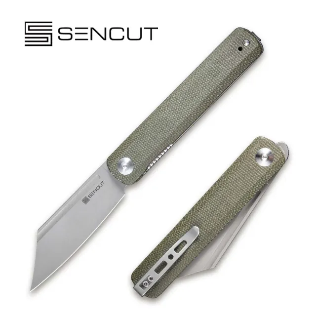 SENCUT Bronte SA08B Taschenmesser grün Micarta