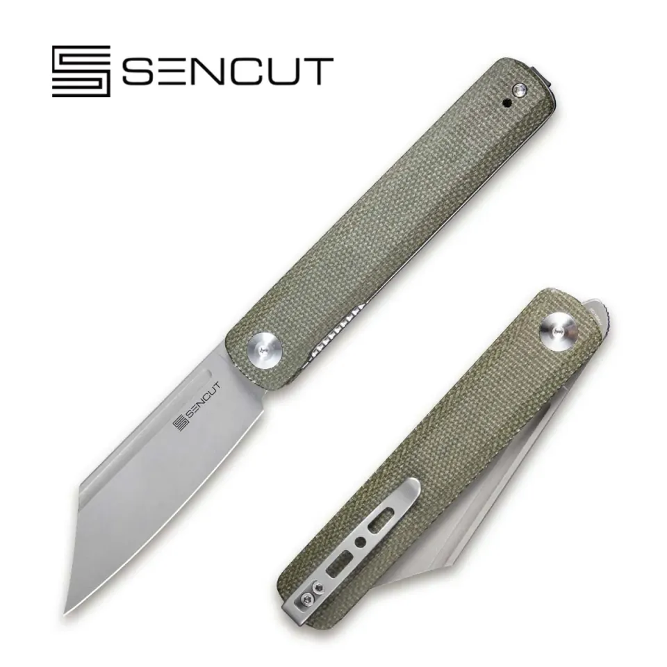 SENCUT Bronte SA08B Taschenmesser grün Micarta