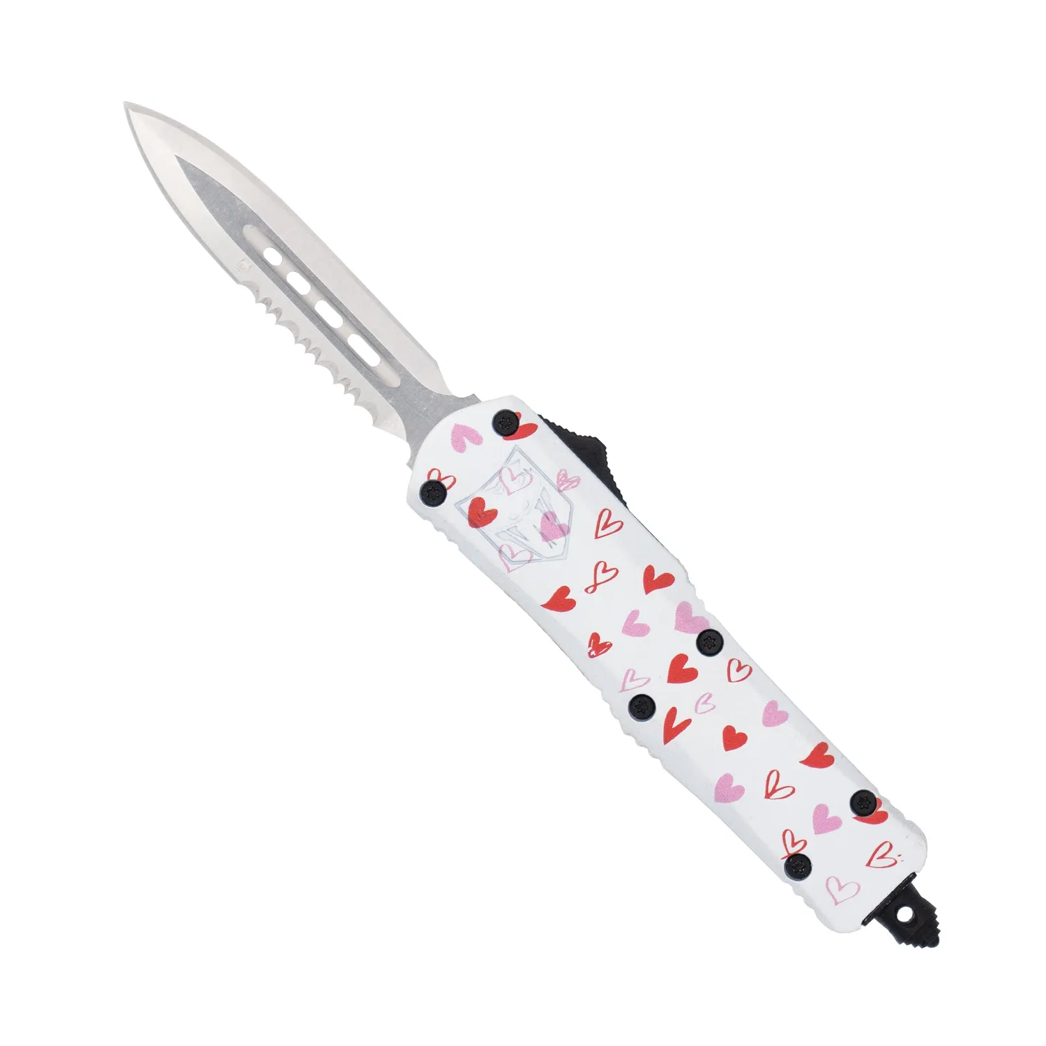CobraTec FS-3 Small OTF Messer White Love Warrior D2