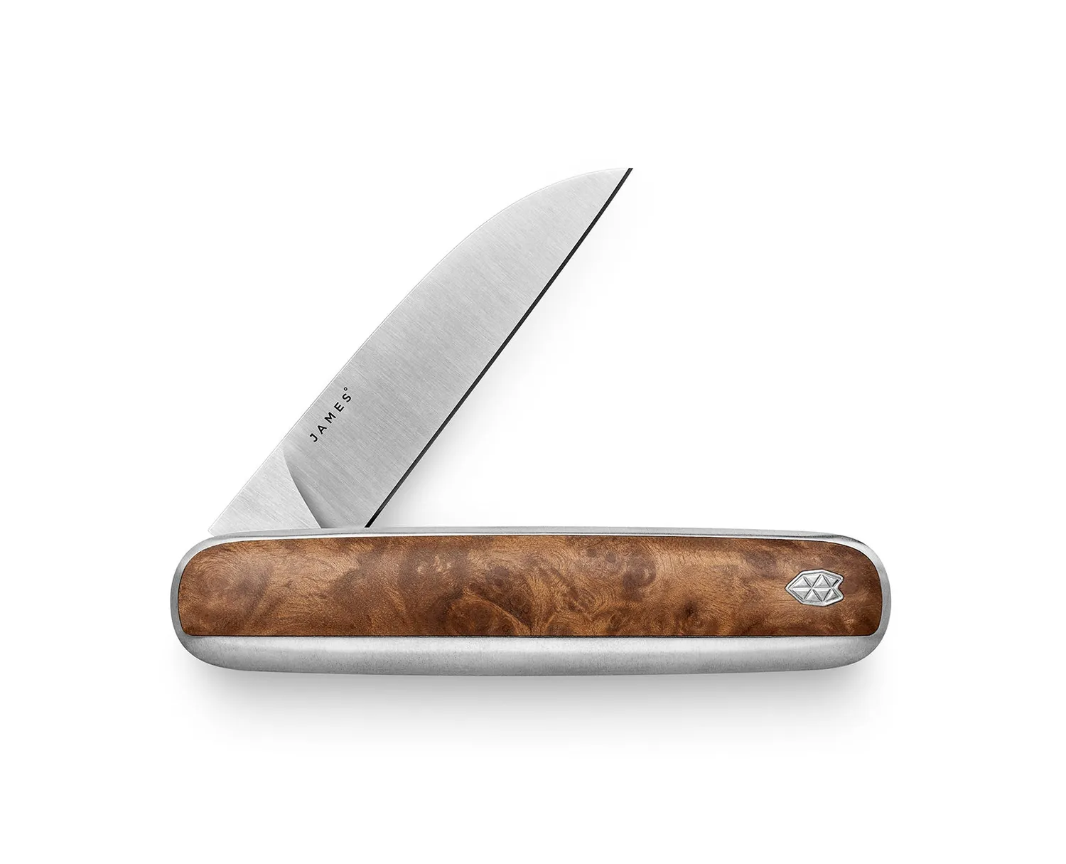 James Brand Pike Rosewood Taschenmesser Damasteel