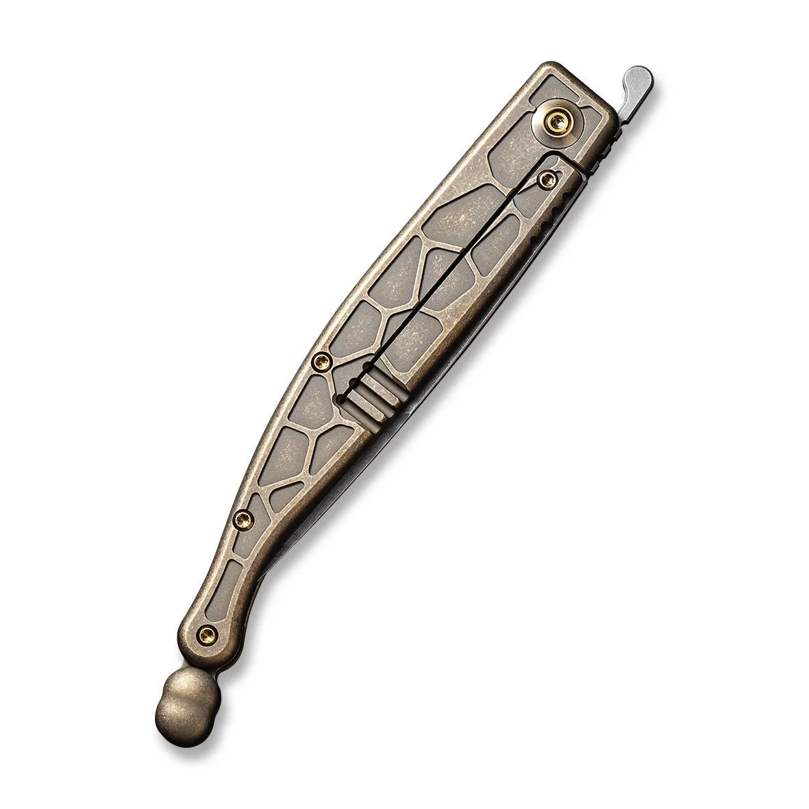 WeKnife Roman 2008A Klappmesser Titan Bronze S35VN
