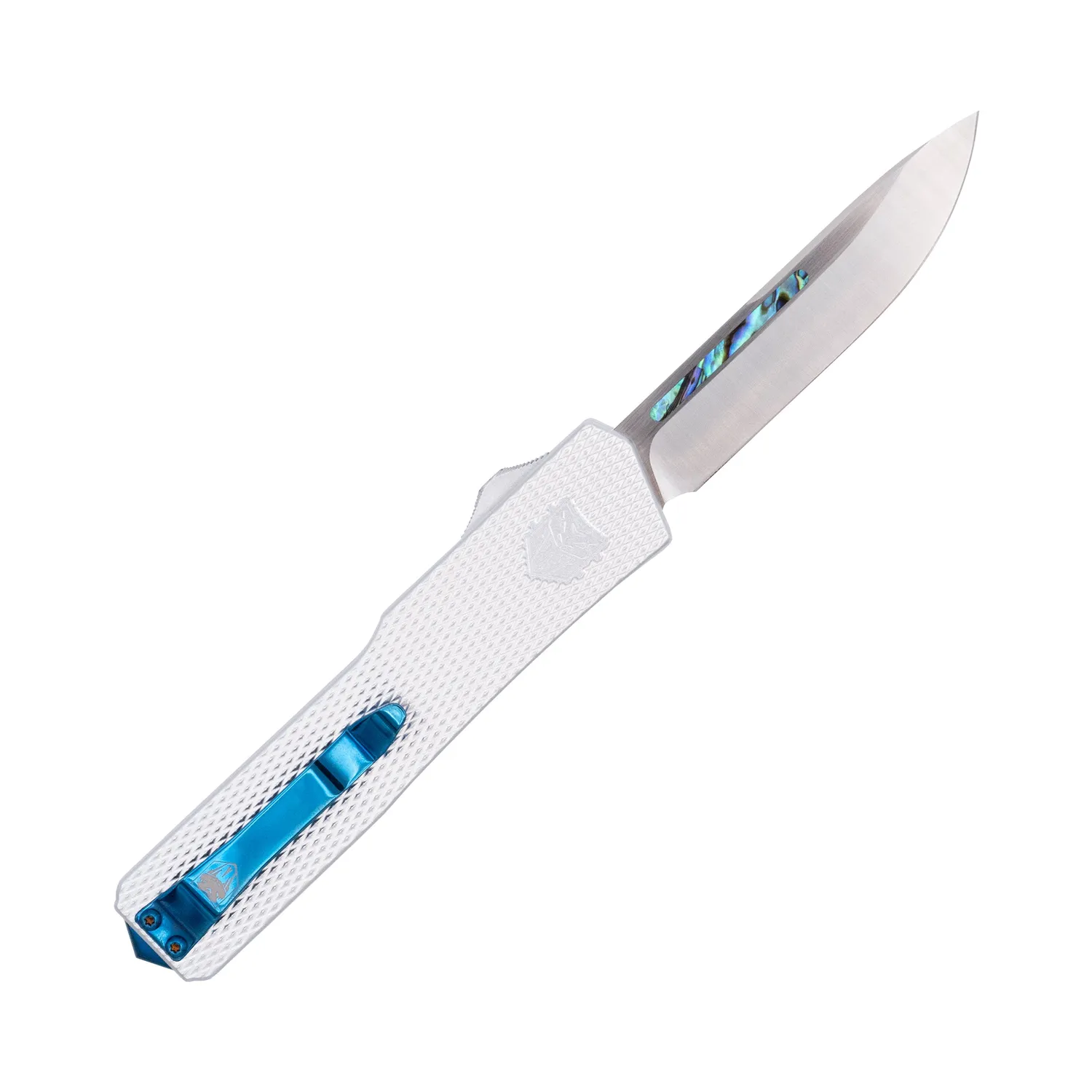 CobraTec Abalone Edge OTF Messer silber VG-10