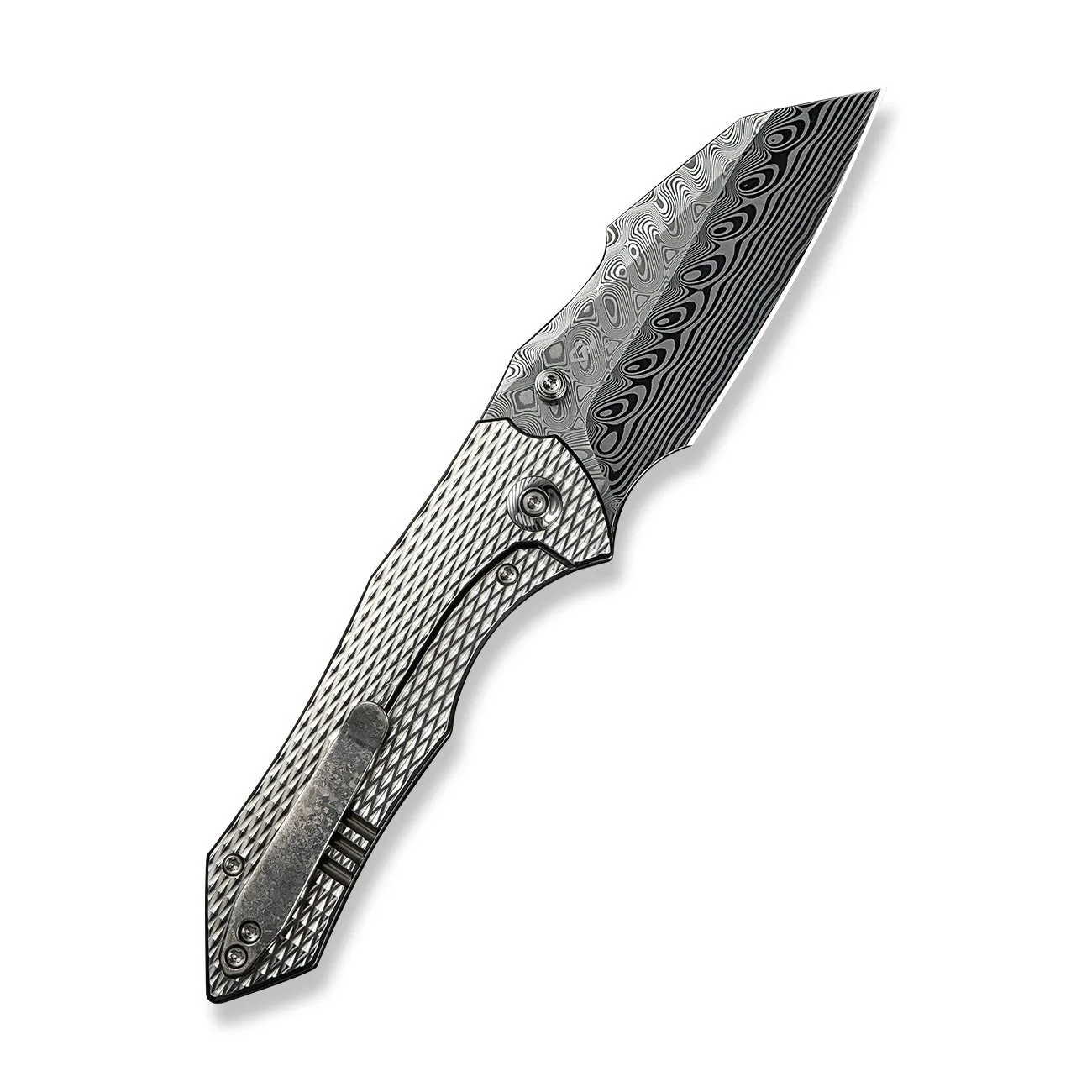 WEKnife High-Fin XL WE24010-DS1 Klappmesser Damasteel