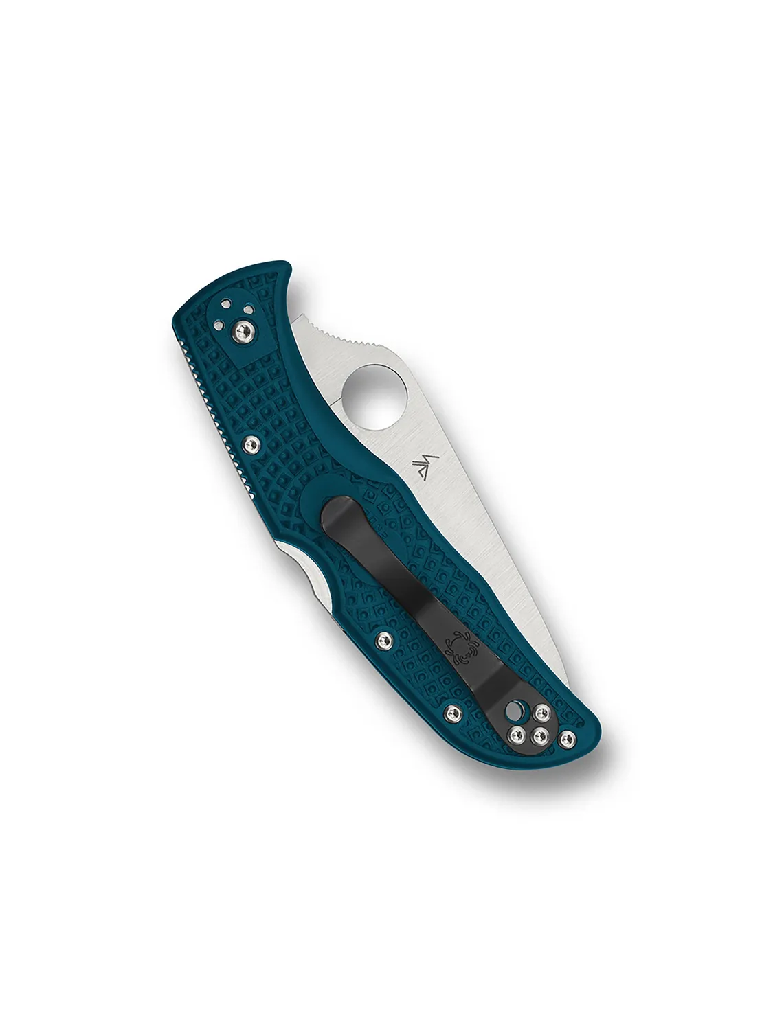 Spyderco Endela Lightweight K390 Klappmesser glatt blau
