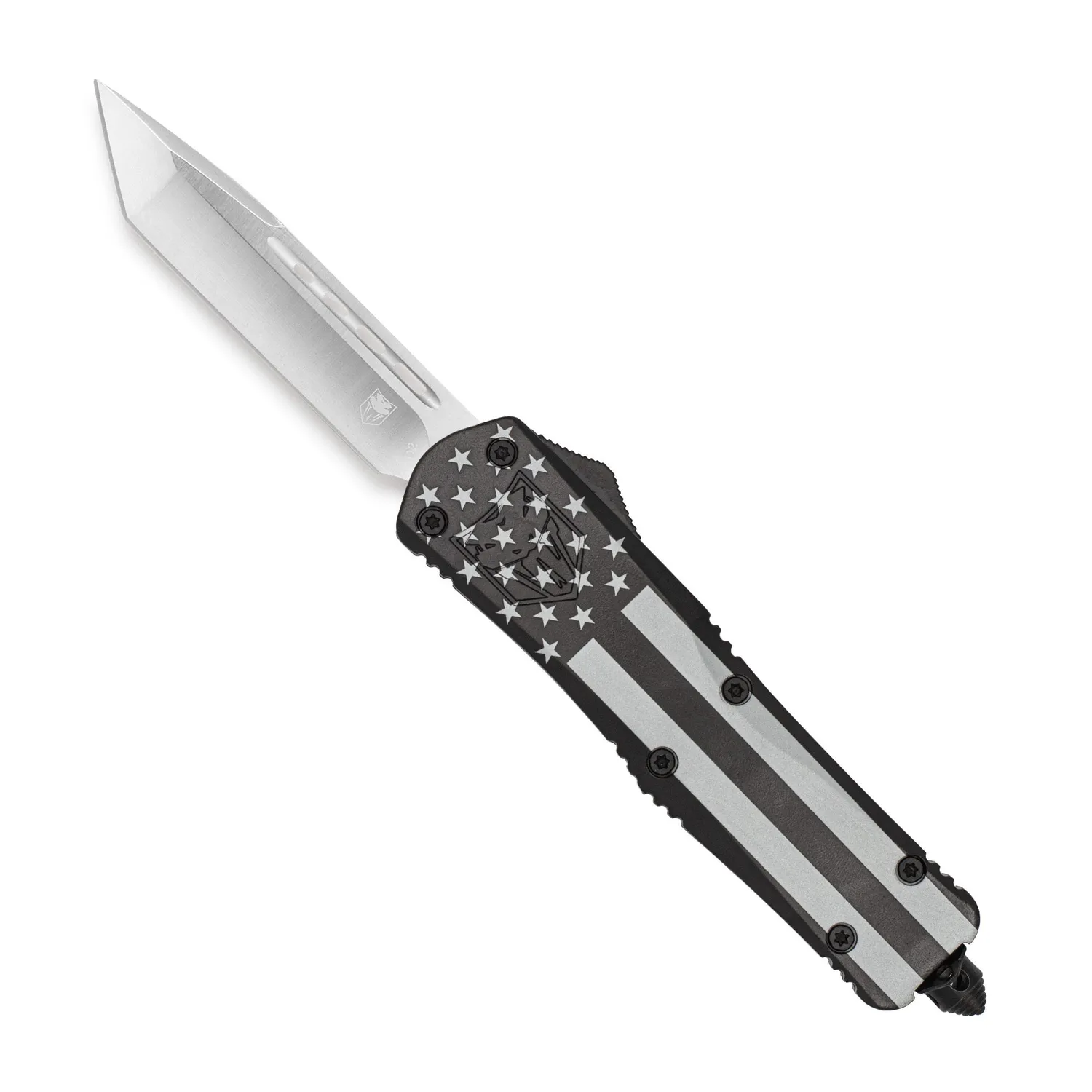 CobraTec FS-3 Large OTF-Messer Blackout Cerakote D2