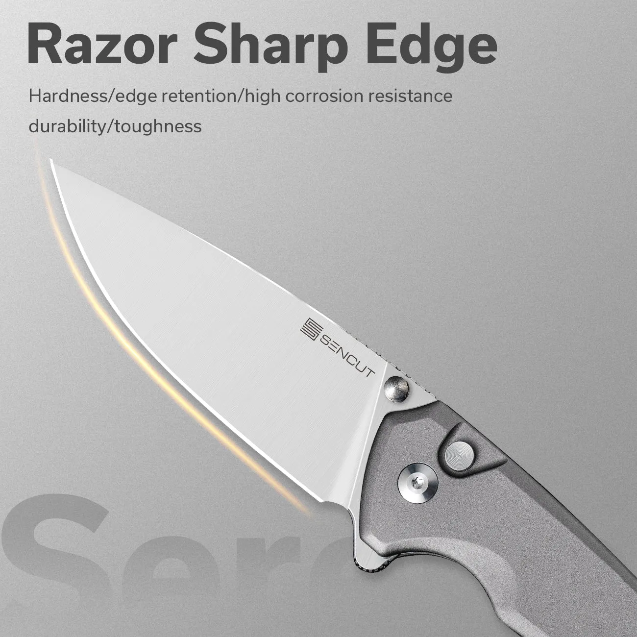 SENCUT Serene S21022B-3 Klappmesser grau Aluminium