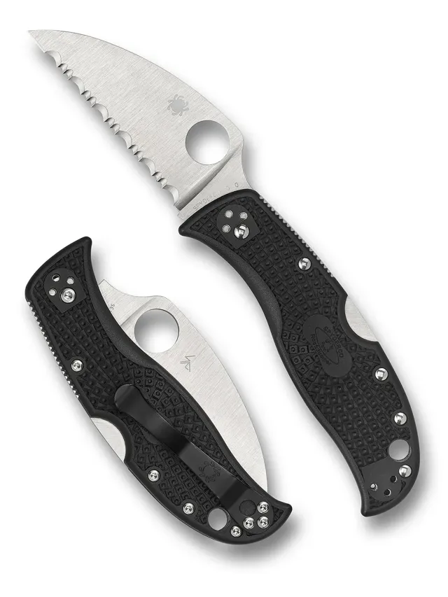 Spyderco RockJumper Taschenmesser Wellenschliff FRN