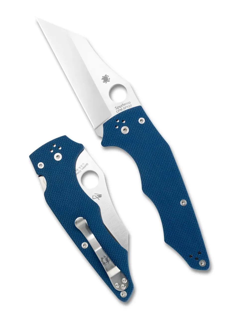 Spyderco Yojumbo Taschenmesser SPY27 Wharncliffe blau