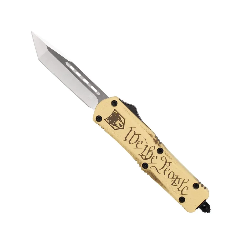 CobraTec FS-3 Medium OTF-Messer We The People Cerakote