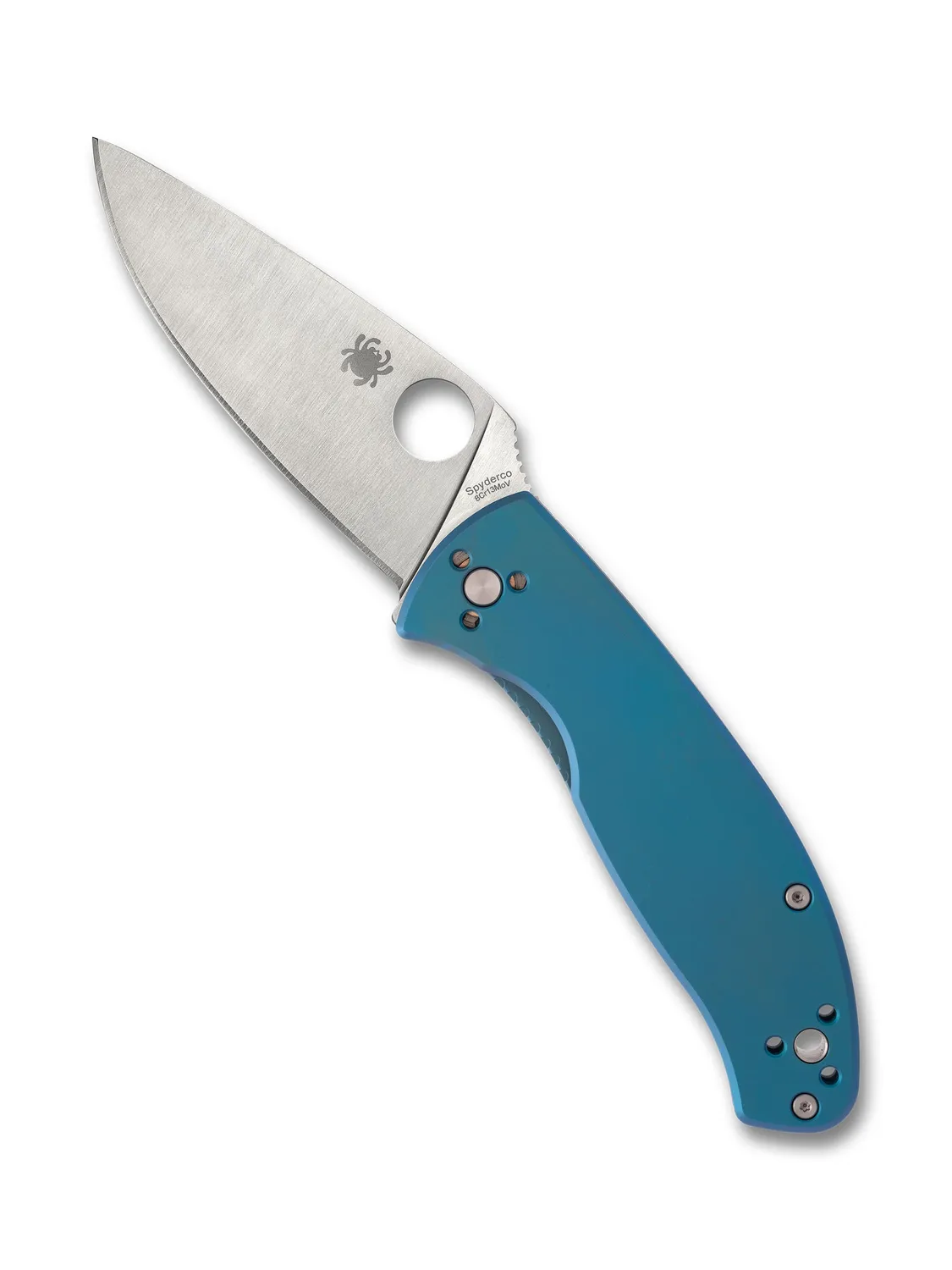 Spyderco Tenacious R.I.L. Taschenmesser Titan Blau