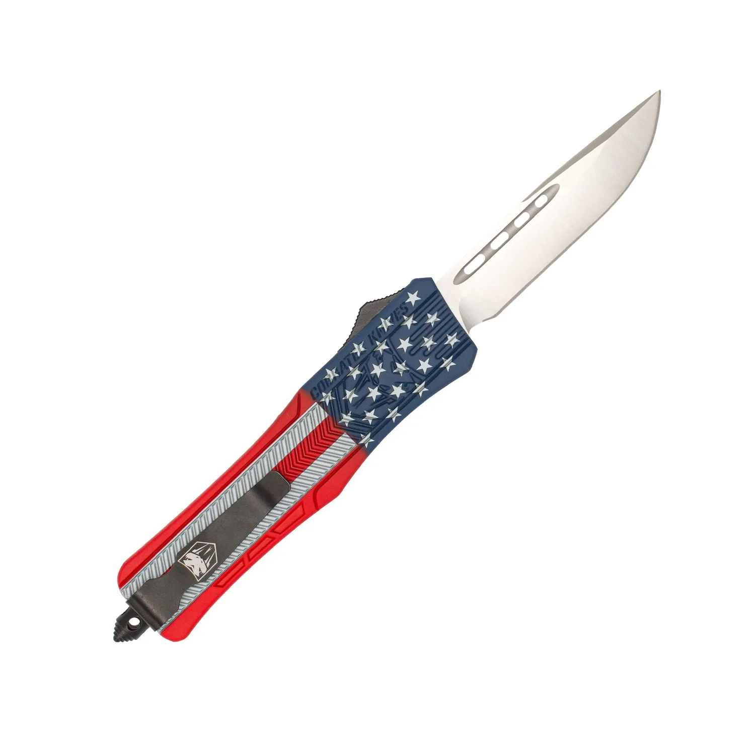 CobraTec CTK-1 Medium OTF Messer American Flag Cerakote
