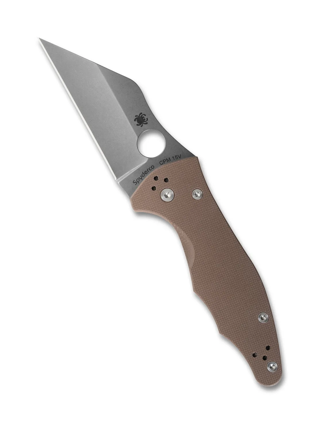 Spyderco Yojimbo 2 Sprint Run Taschenmesser Braun CPM 15V