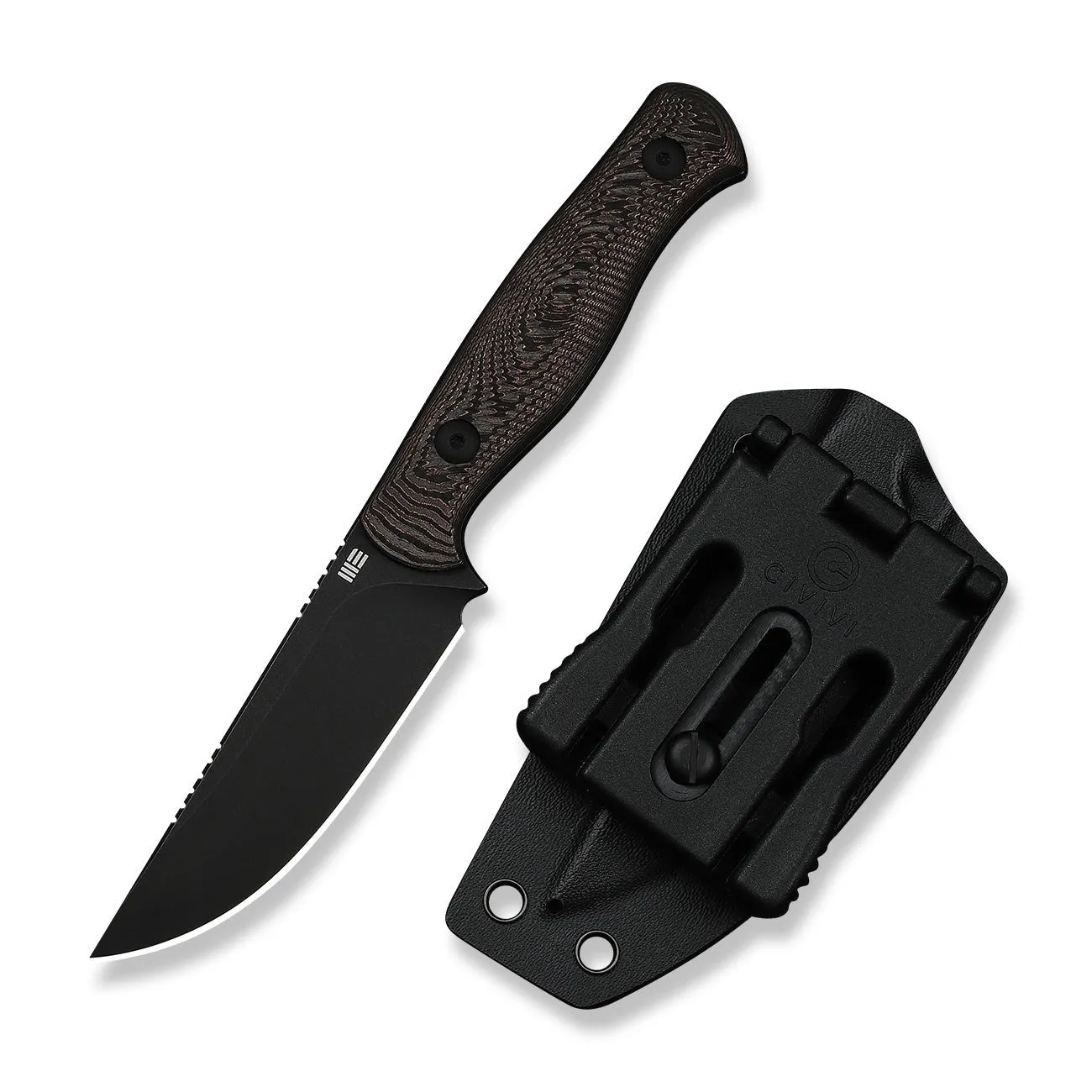 WeKnife Notchline WE25047-2 feststehendes Messer Carbon S35VN