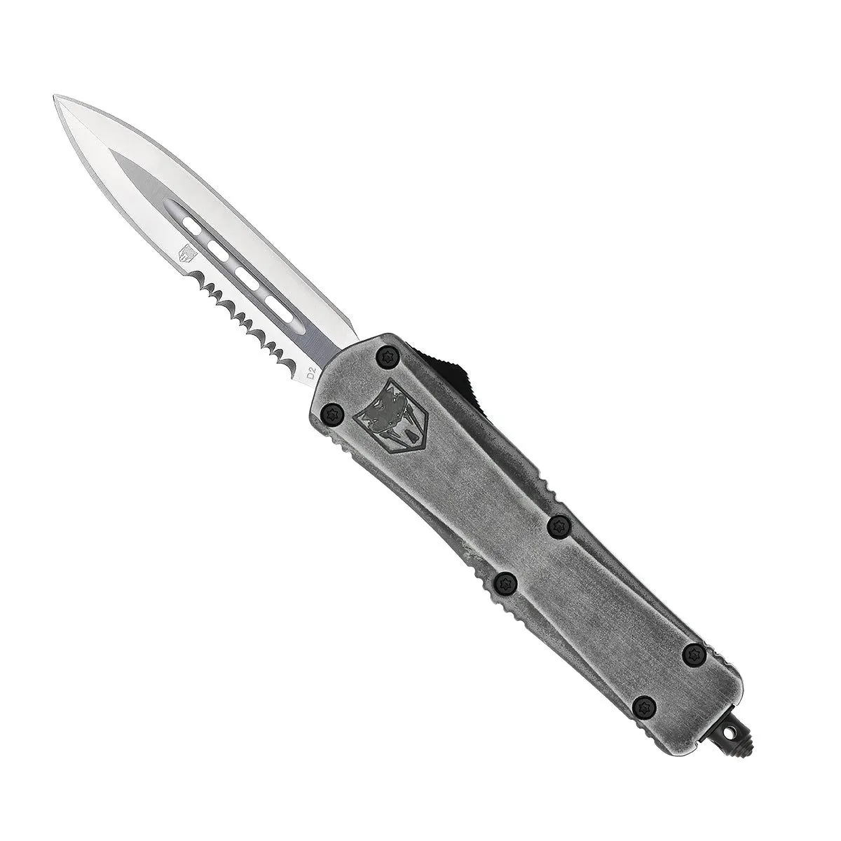 CobraTec Medium FS-3 Stonewash OTF Messer D2