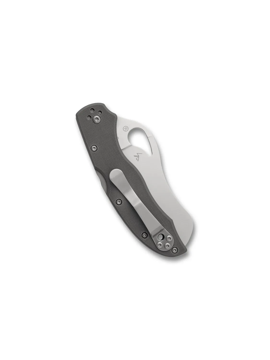 Byrd Gooney Klappmesser PlainEdge G-10 Grau