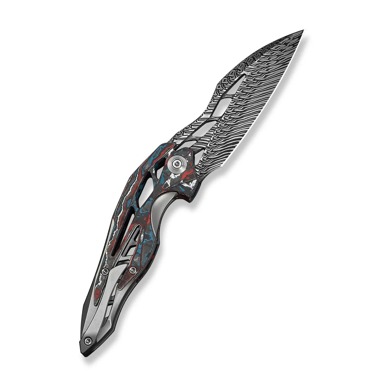 WeKnife Arrakis 906CF-DS2 Taschenmesser Damast Nebula