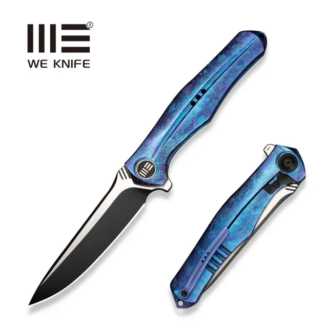 WeKnife 702 702-2025 BSW Klappmesser Titan Blau-Lila M390