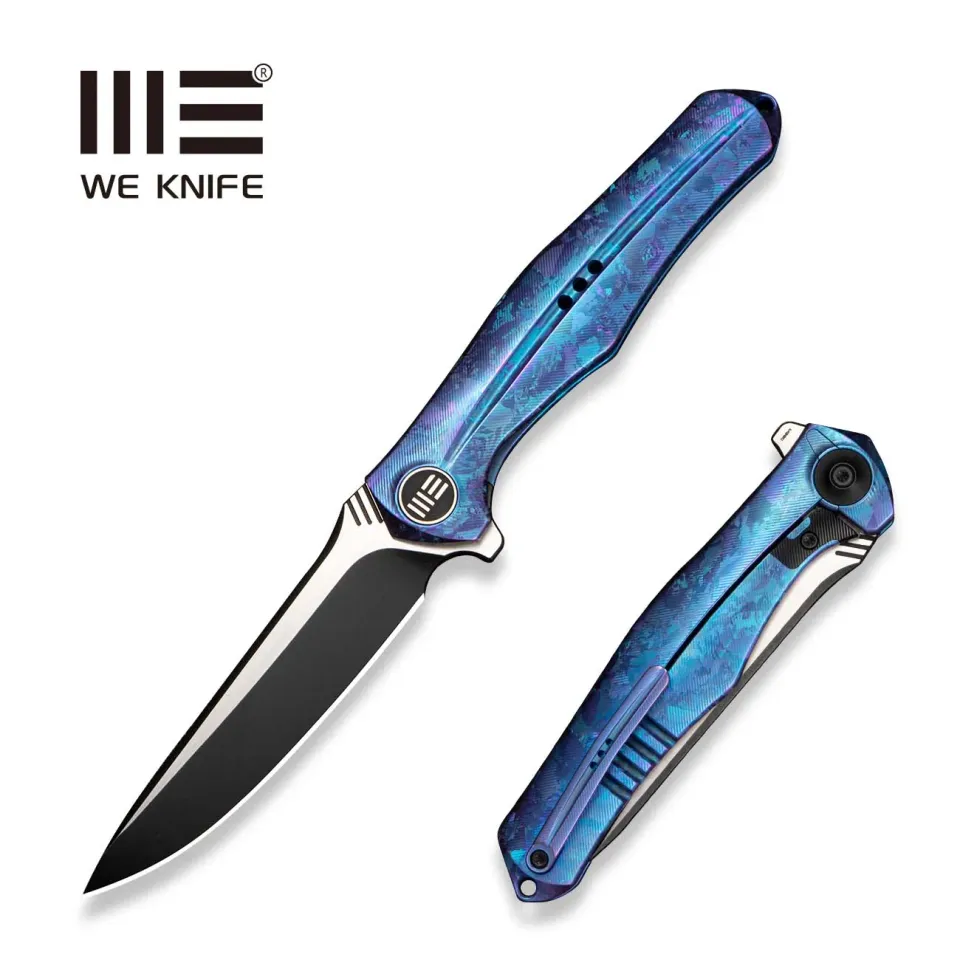 WeKnife 702 702-2025 BSW Klappmesser Titan Blau-Lila M390