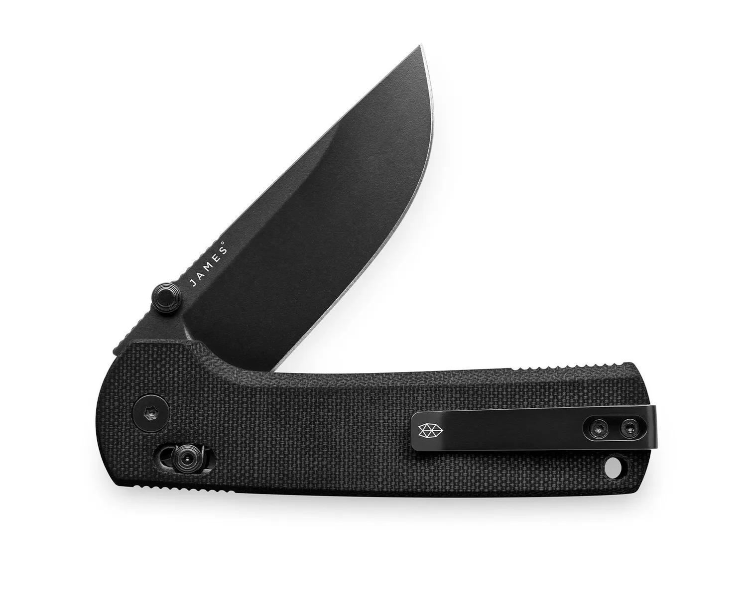 James Brand Kline Taschenmesser Black + Stainless MagnaCut
