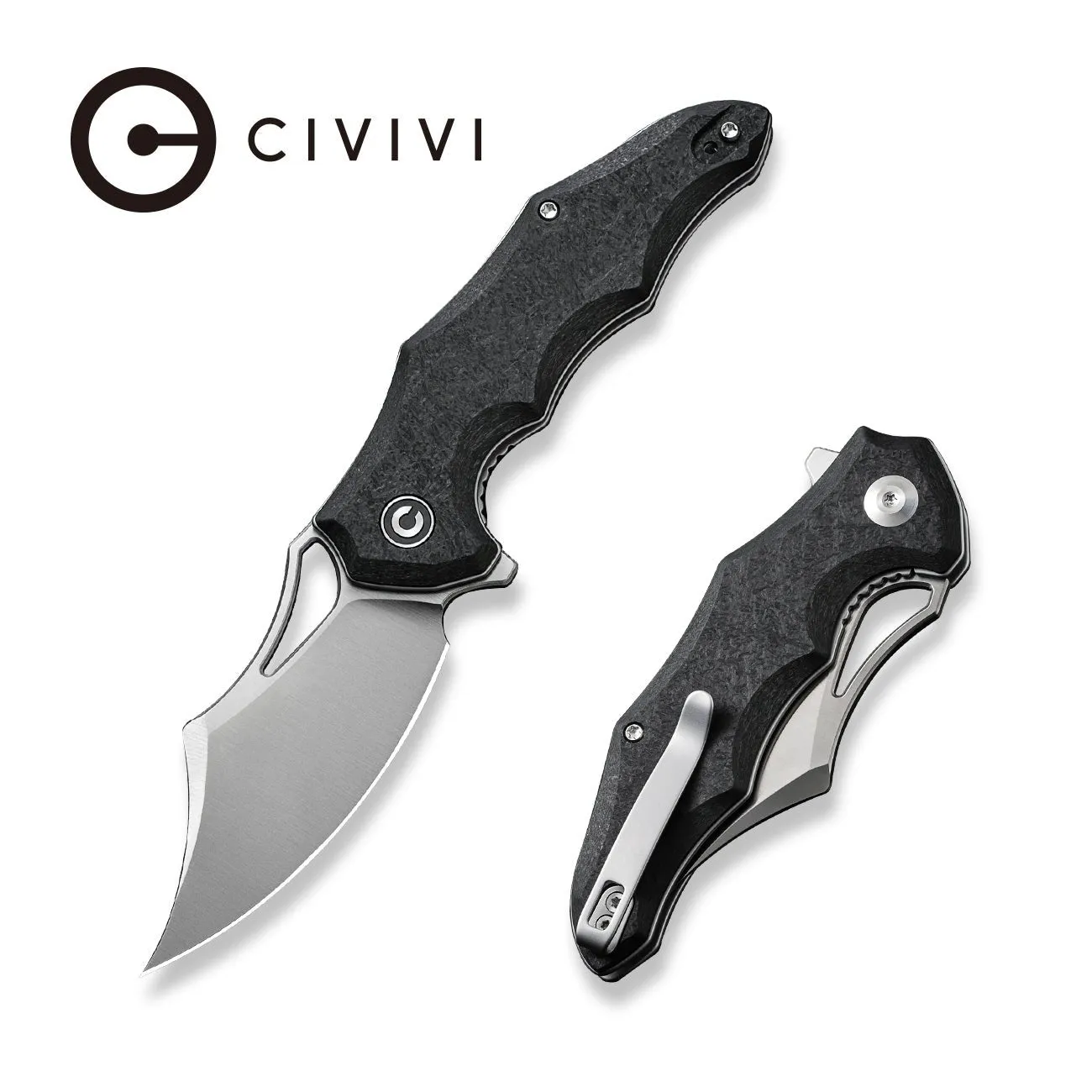CIVIVI Chiro C23046-3 Klappmesser Schwarz 14C28N