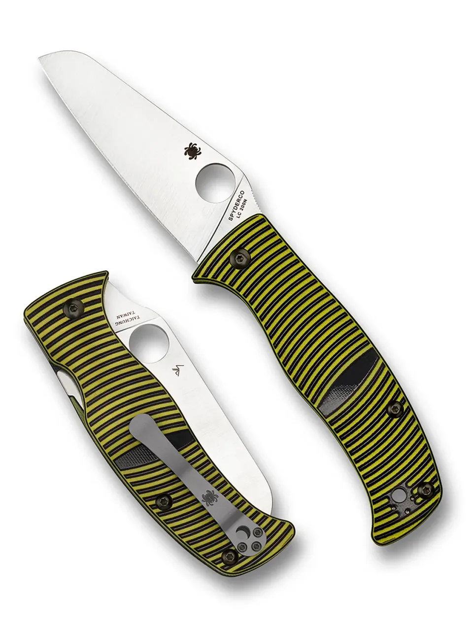 Spyderco Caribbean Salt Taschenmesser Leaf LC200N