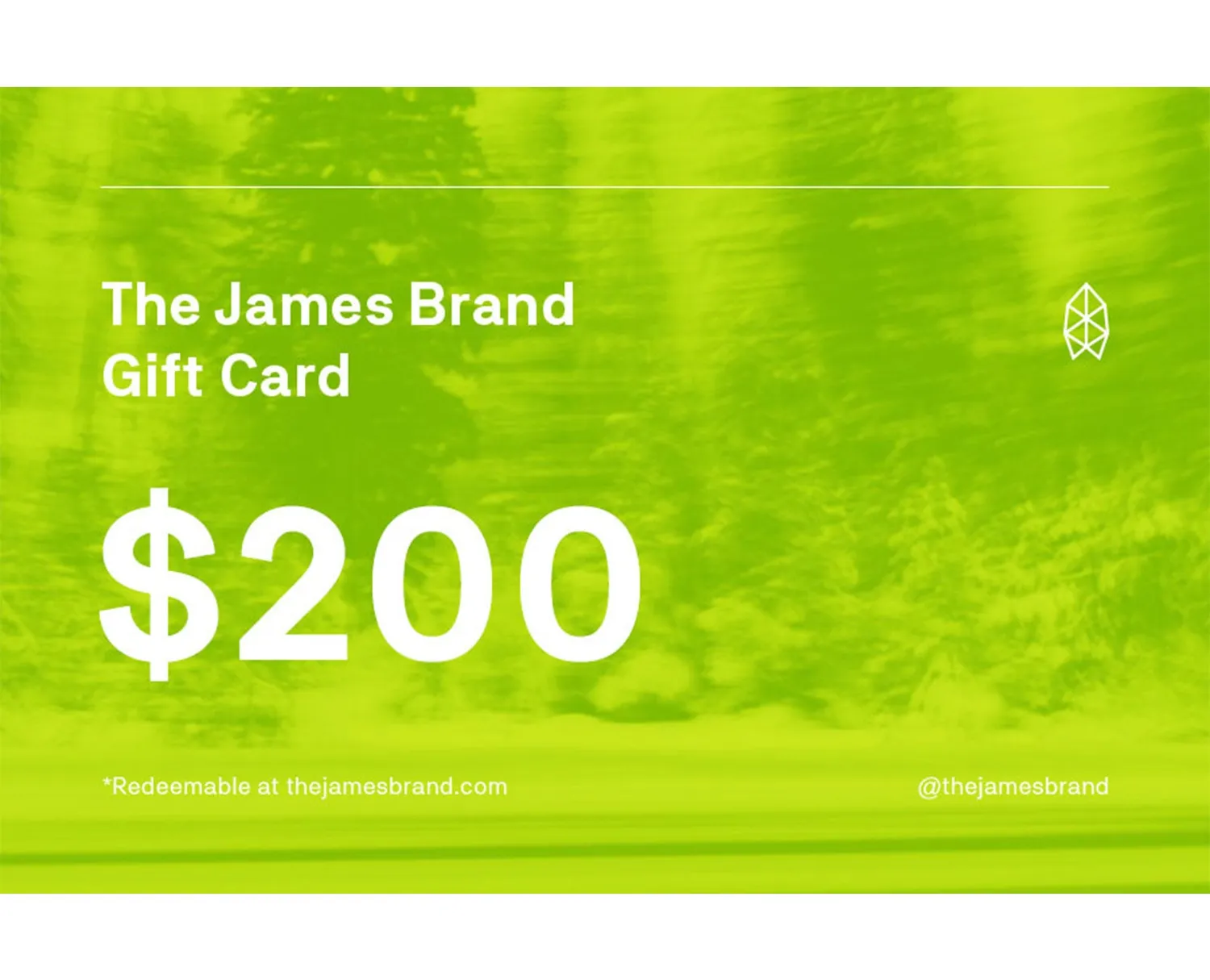 James Brand TJB Gift Card Gutschein 25 Dollar per E-Mail