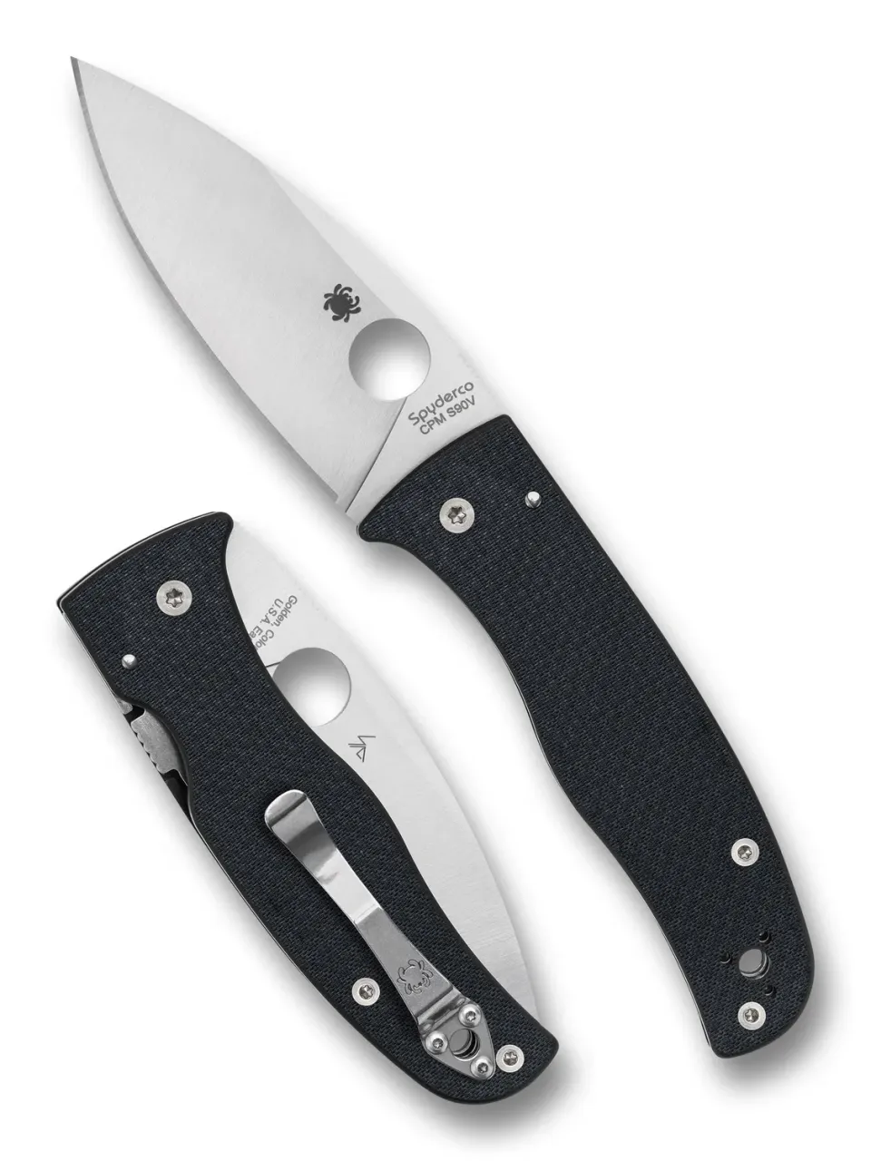 Spyderco Bodacious Klappmesser Carbon S90V Sprint Run