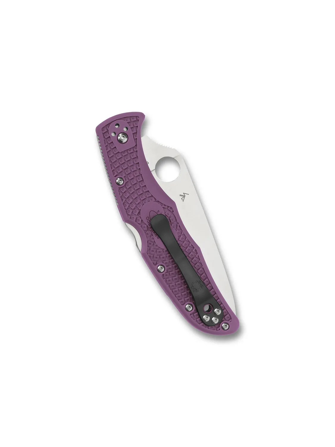 Spyderco Endura 4 Lightweight Taschenmesser Schwarz Flachschliff