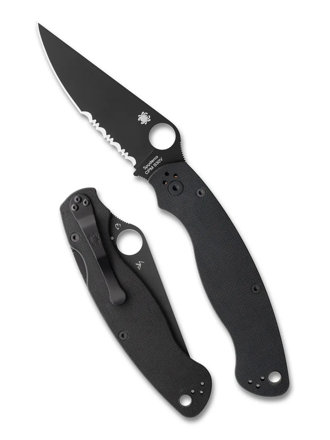 Byrd Military 2 Taschenmesser Schwarz glatt