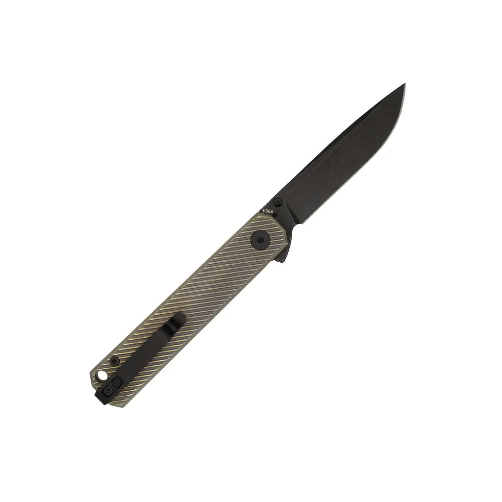 CobraTec Rook Klappmesser Titan VG-10 Drop-Point