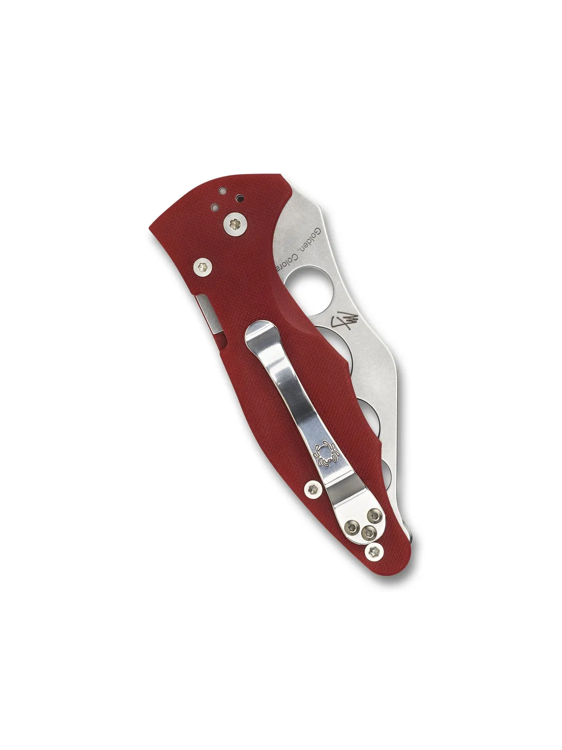 Spyderco Yojimbo 2 Trainer Trainingsmesser rot BD1N