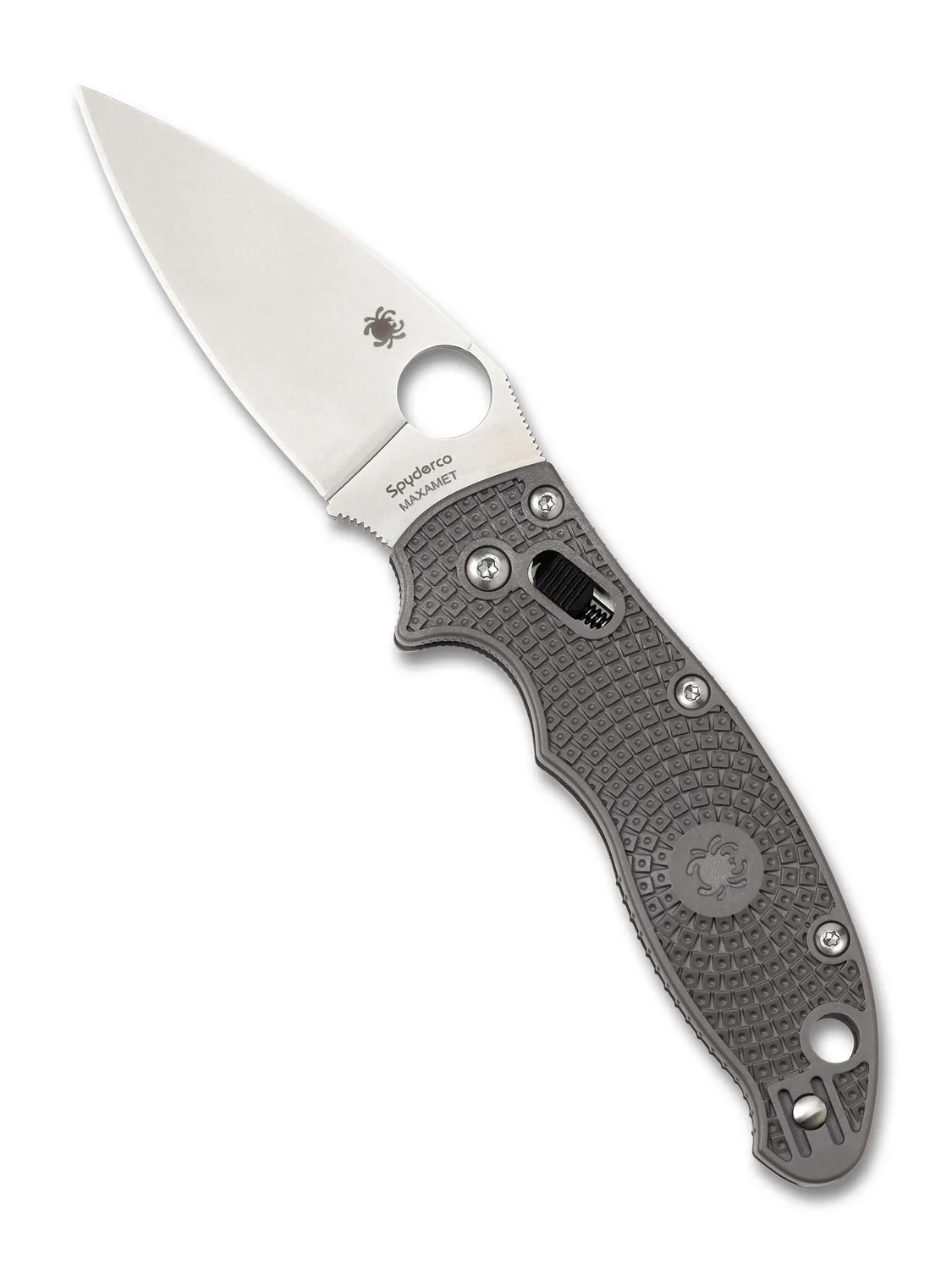 Spyderco Manix 2 Lightweight Taschenmesser Maxamet Grau