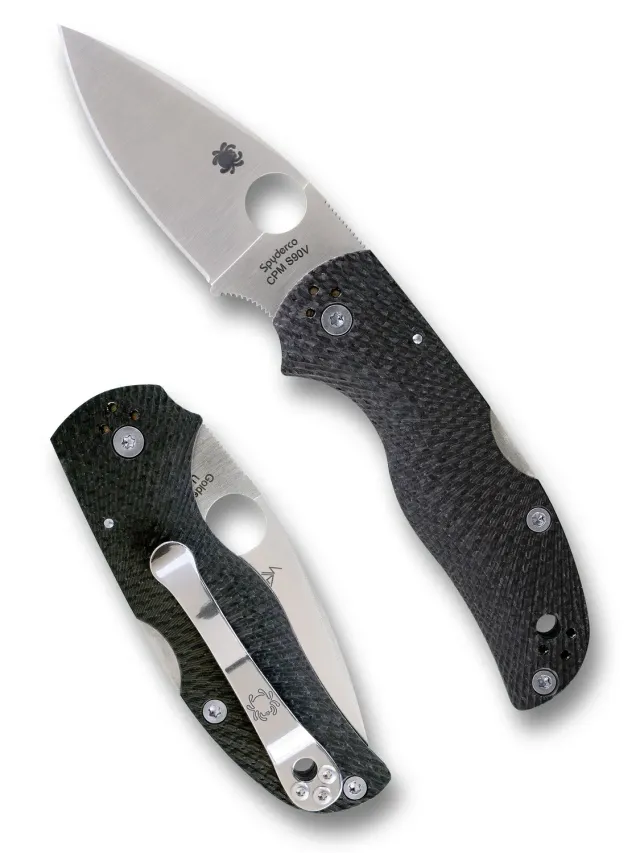 Spyderco Native 5 Klappmesser S90V Carbon geriffelt