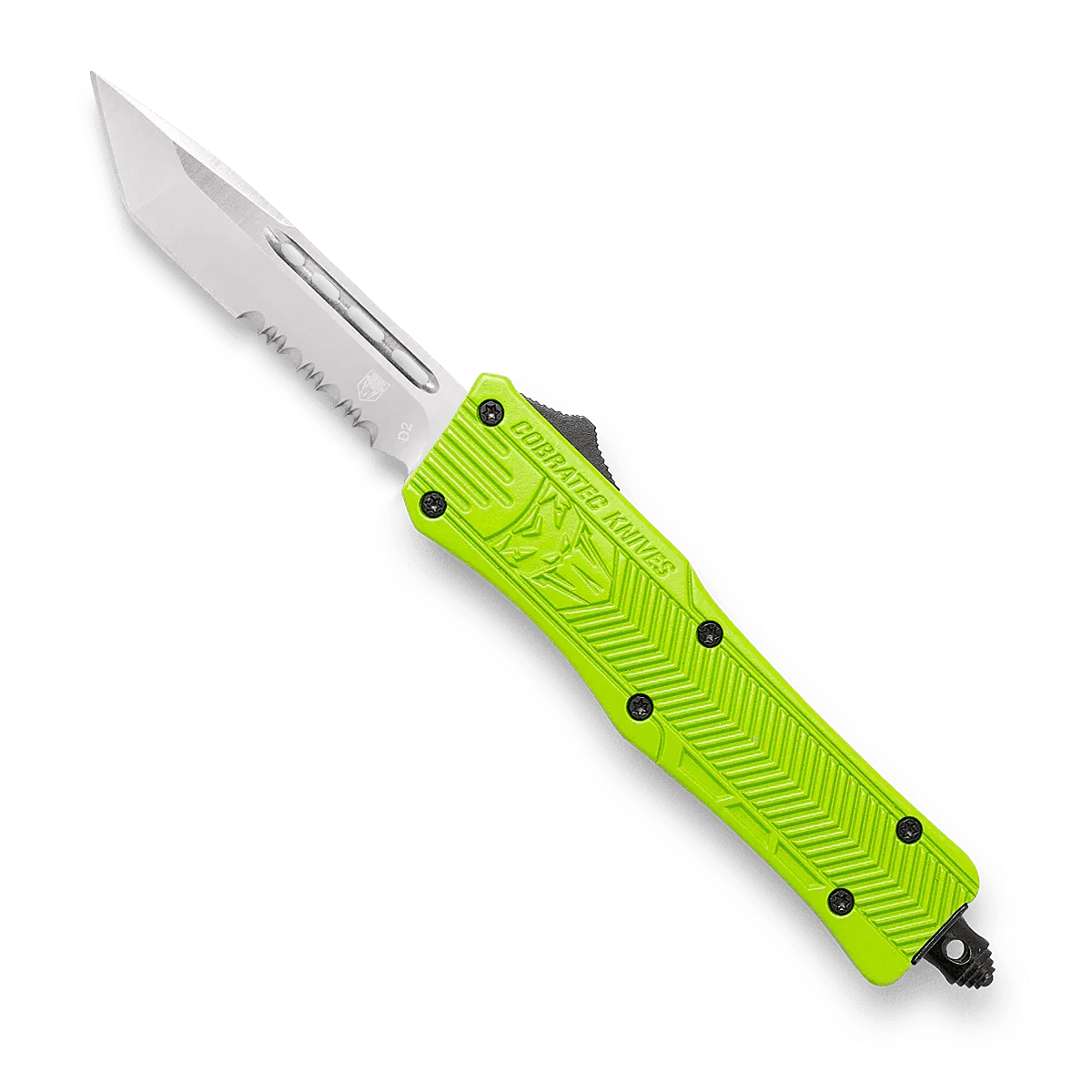 CobraTec CTK-1 Small OTF Messer Zombie Green D2