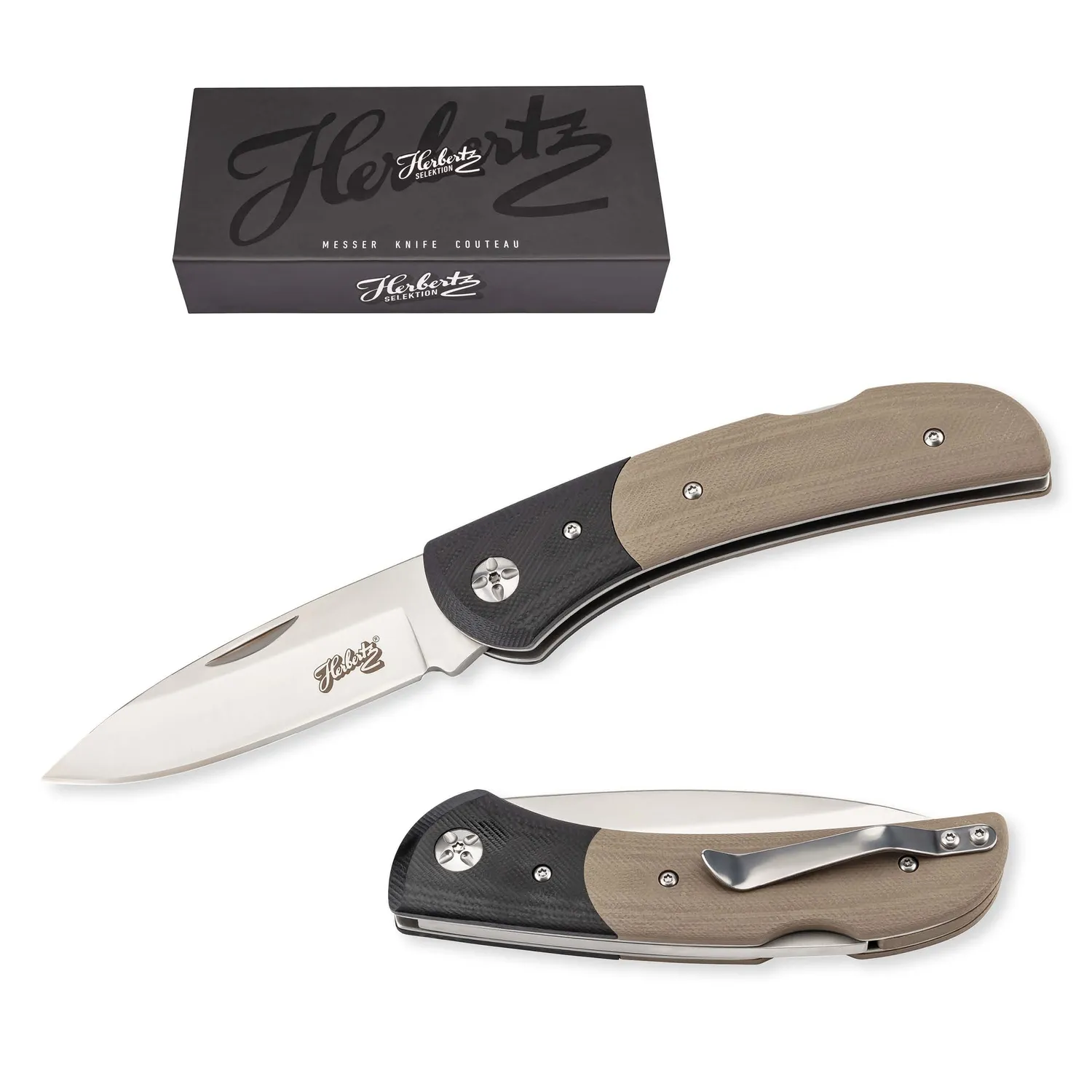 Herbertz Selektion Klappmesser G10 9 cm Back Lock