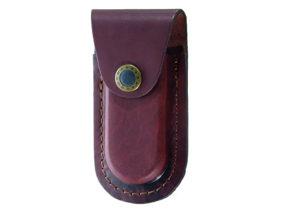 Herbertz Lederetui braun für Messer 12cm Heft Gürtel
