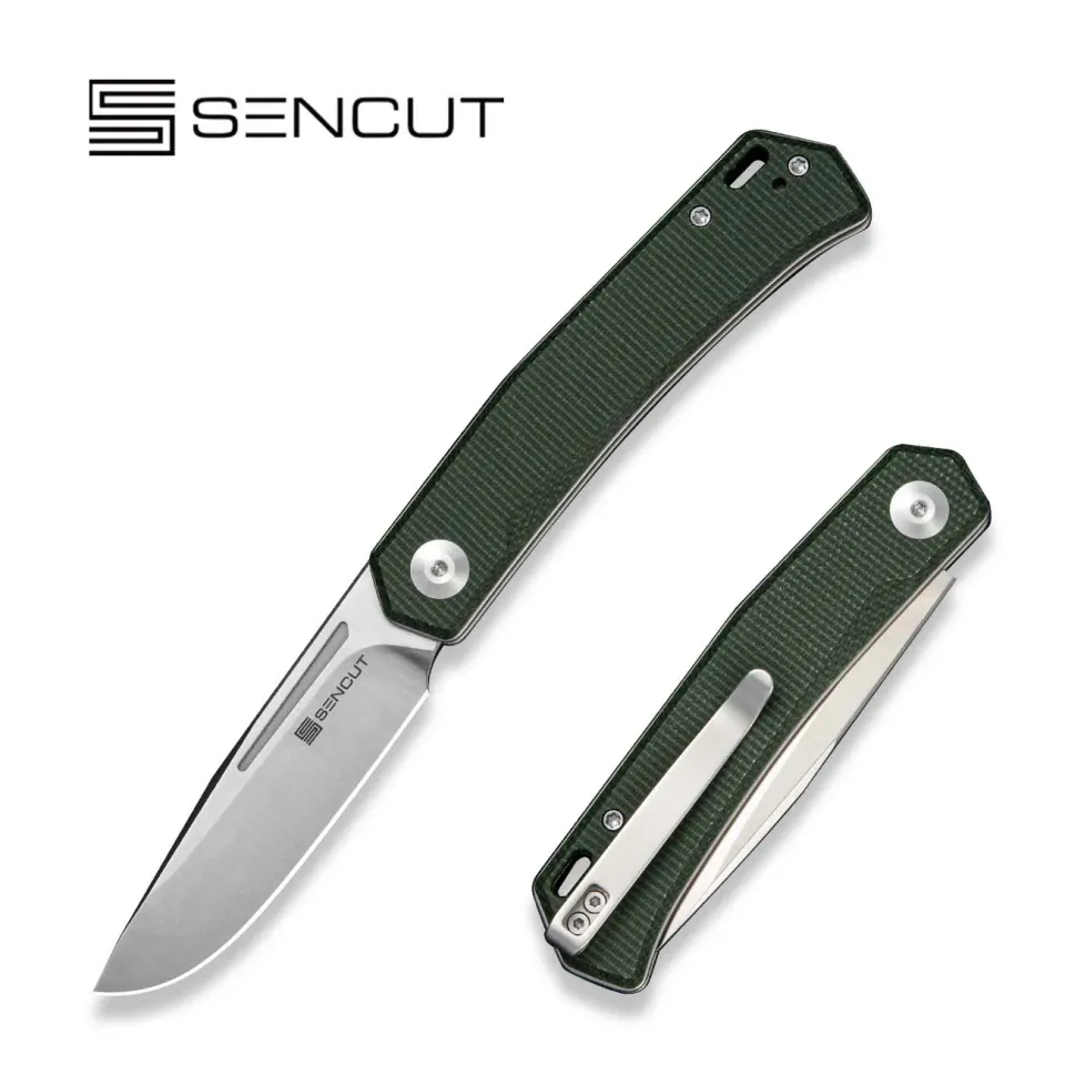 SENCUT Braxx S25089-2 Taschenmesser grün Micarta