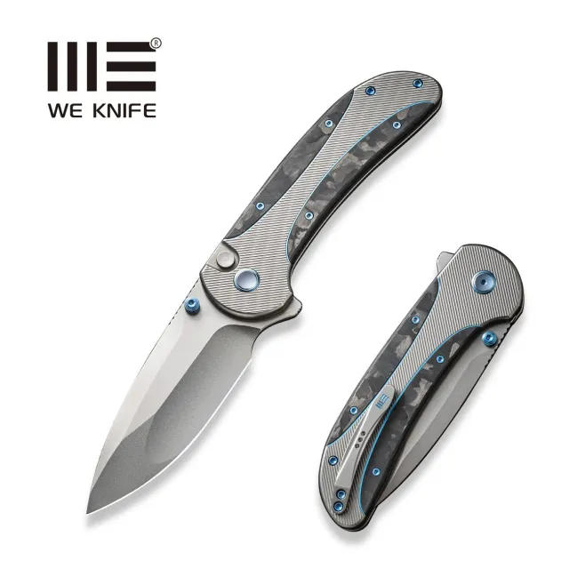 WeKnife Zizzit WE23031-3 Klappmesser Carbon Blau