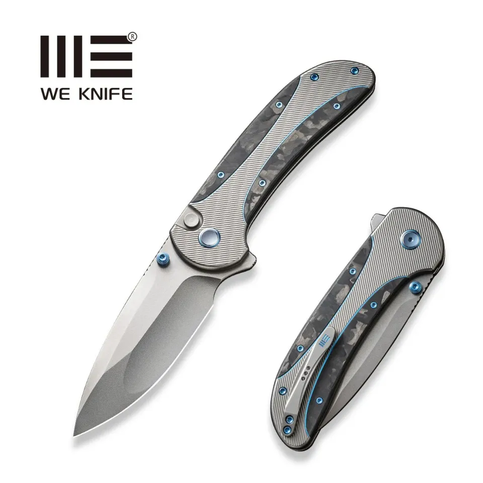 WeKnife Zizzit WE23031-3 Klappmesser Carbon Blau