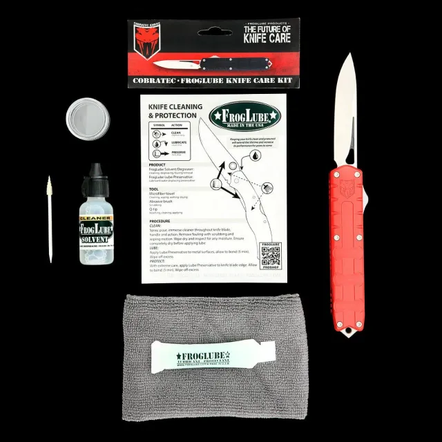 CobraTec FrogLube Messer Pflegeset 5-teilig bio