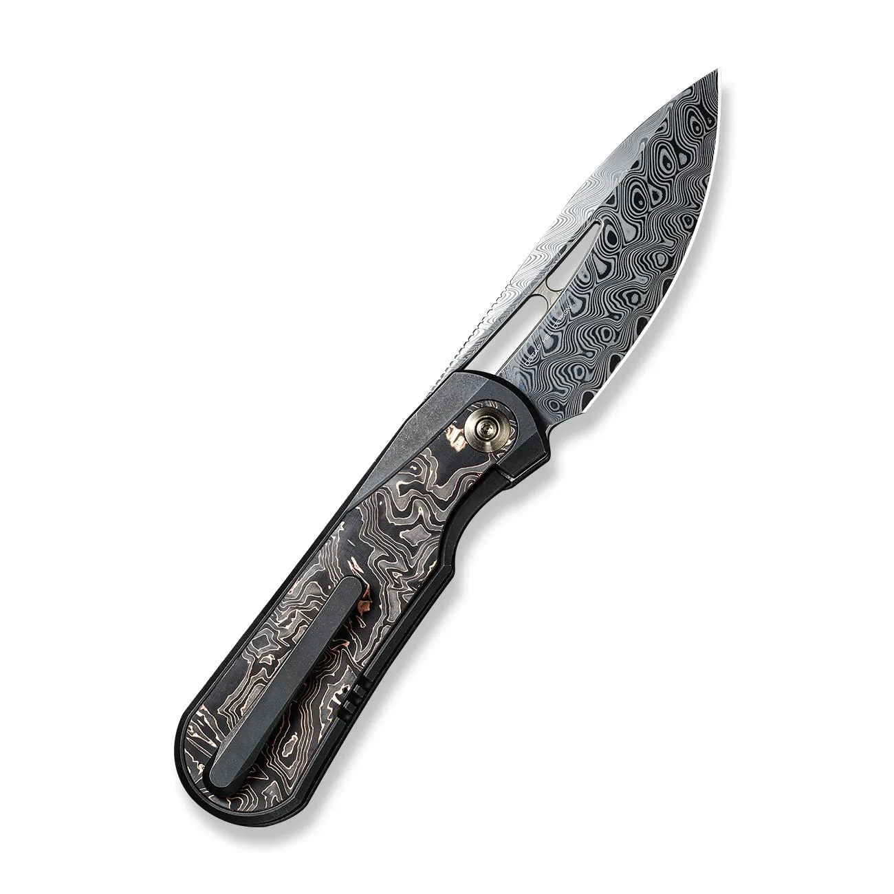 WeKnife Baloo WE21033-DS1 Taschenmesser Damasteel Carbon