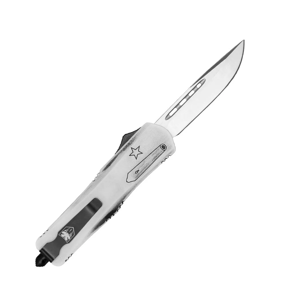 CobraTec Medium FS-3 Come Take It OTF-Messer Cerakote D2