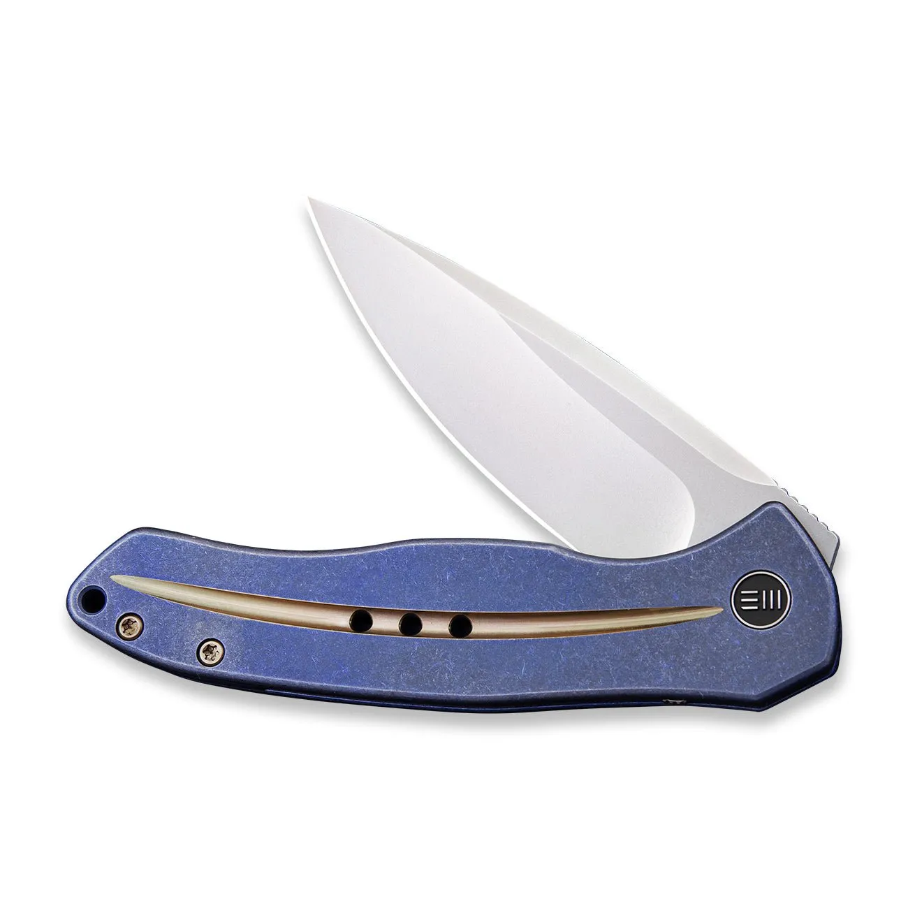 WeKnife Kitefin 2001F Klappmesser Titan Blau S35VN