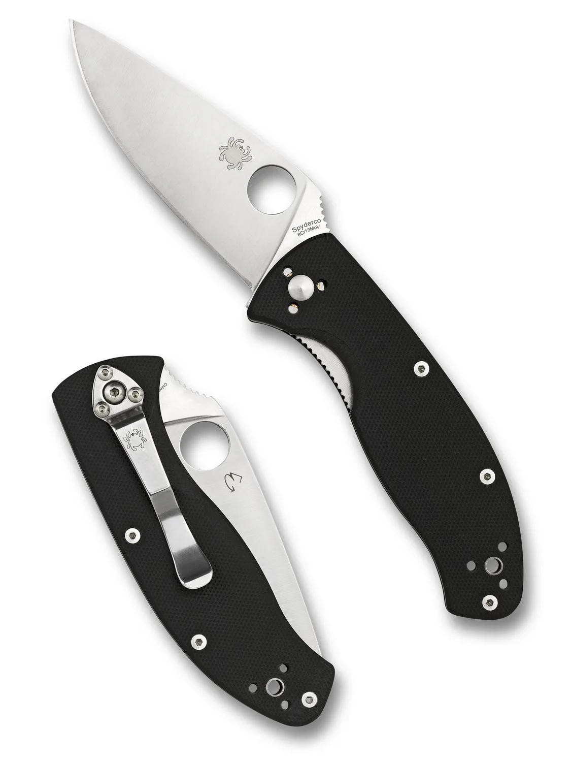 Spyderco Tenacious Klappmesser Combo G-10 schwarz