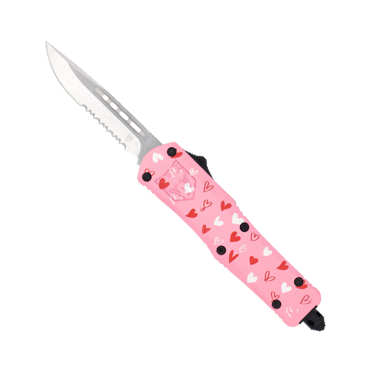 CobraTec FS-3 Small OTF-Messer Pink Love Warrior D2