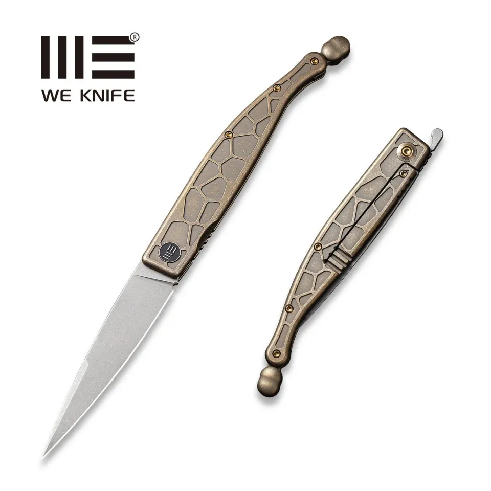 WeKnife Roman 2008A Klappmesser Titan Bronze S35VN