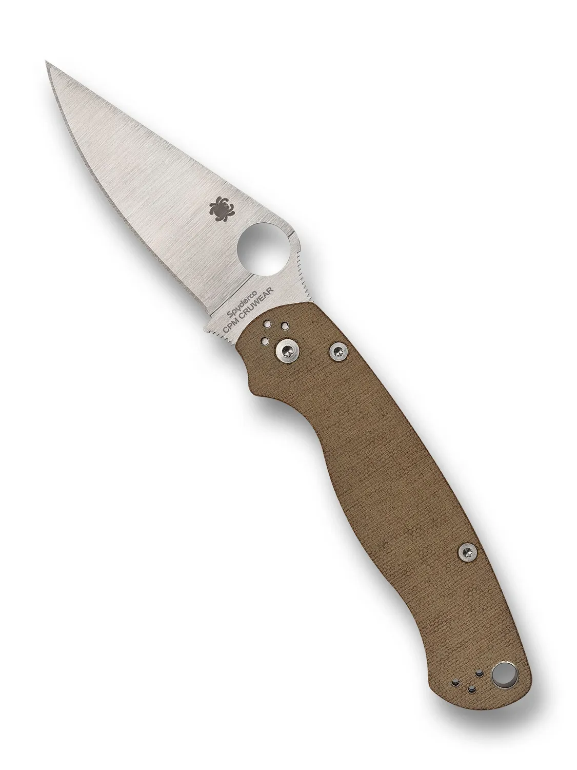 Spyderco Para Military 2 Taschenmesser Micarta CPM Cru-Wear