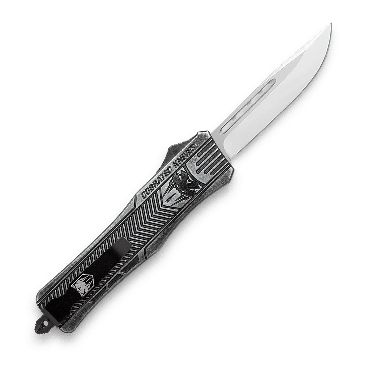 CobraTec CTK-1 Medium OTF-Messer Stonewash D2